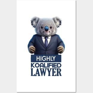 Just a Highly Koalified Lawyer Koala 2 Posters and Art